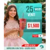 Paquete mayoreo de 25 vasos venti personalizados con impresion a una tinta incluye diseno gratis e IVA para eventos y XV anos